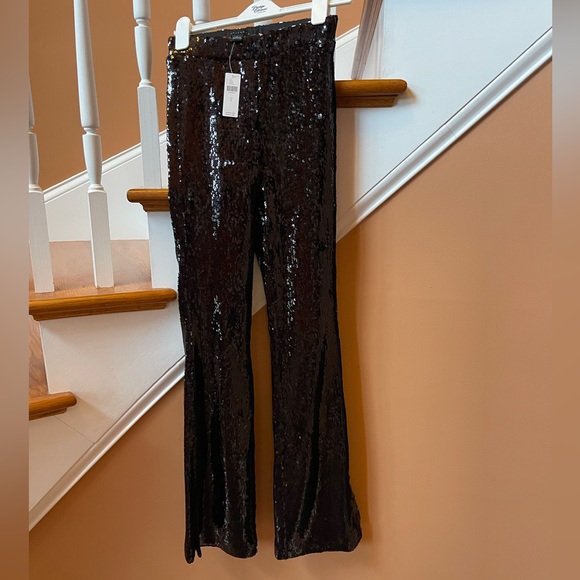 Anthropologie NWT Sz SM lined sequin leggings/pants; sold out, top rated @anthro - Picture 12 of 16